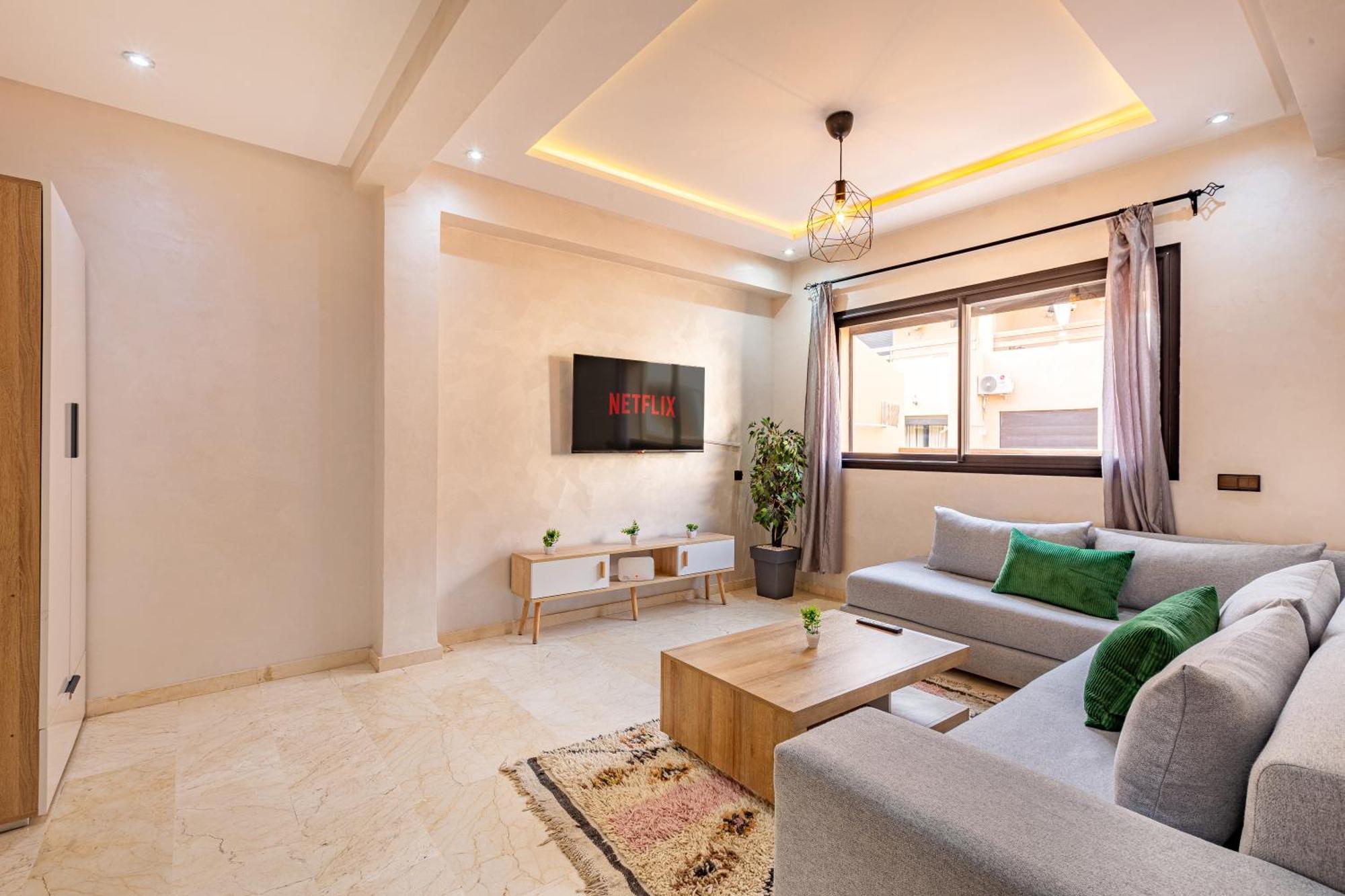מרקש Chic & Cosy Appart Au Centre Ville - 100 % Equipe מראה חיצוני תמונה